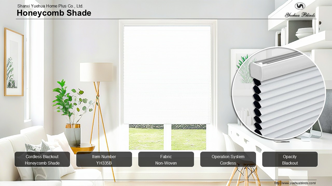 Cordless Blackout Honeycomb Shade